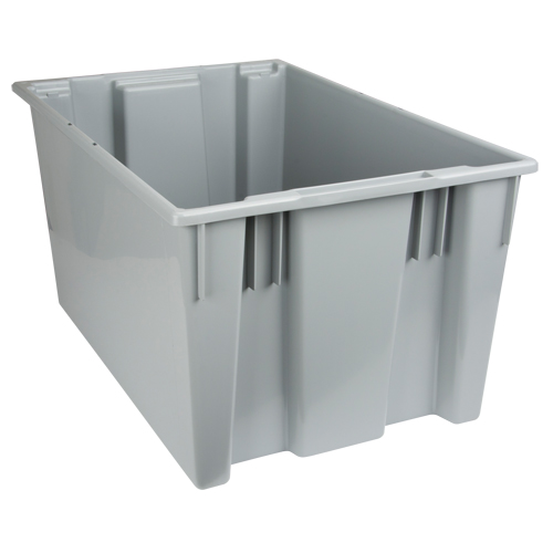 Stack & Nest Totes, 15" x 29.5" x 19.5", Grey CSL Industriel Inc.