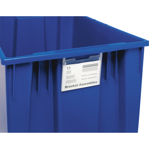 Support d'&eacute;tiquette pour contenant Stack & Nest CSL Industriel Inc.