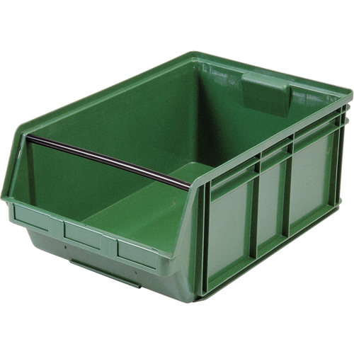 Contenants g&eacute;ants empilables, 18,375" la x 29" p x 11,875" h, Vert CSL Industriel Inc.