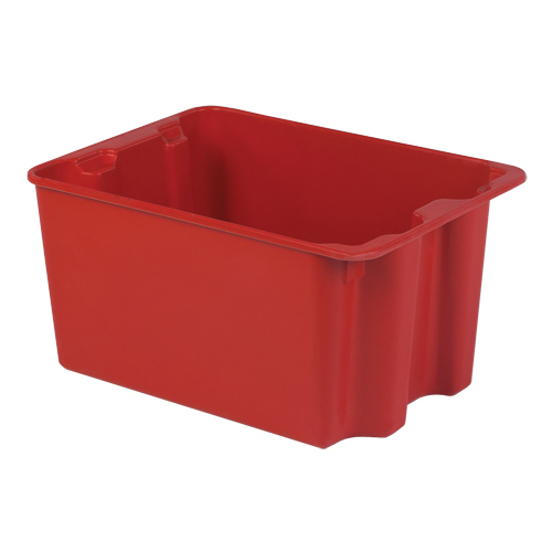 Stack-N-Nest&reg; Plexton Containers, 19.9" W x 27.5" D x 14" H, Red CSL Industriel Inc.