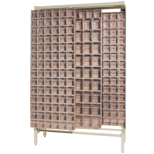 Free-Standing Tip-Out Bins Slider System, 48" W x 18" D x 77" H, 303 Drawers CSL Industriel Inc.
