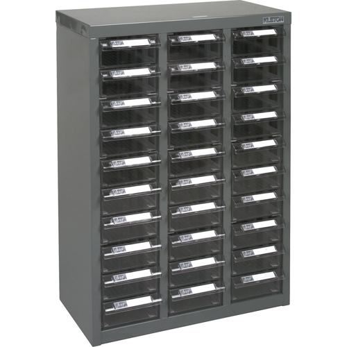 Casiers pour pi&egrave;ces KPC-700, Acier galvanis&eacute;, 30 tiroirs, 17-1/2" x 8-7/10" x 25-3/10", Gris CSL Industriel Inc.