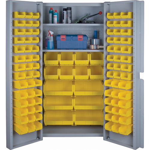 Armoires &agrave; combinaison &agrave; portes creuses, 38" la x 24" p x 72" h, Gris CSL Industriel Inc.