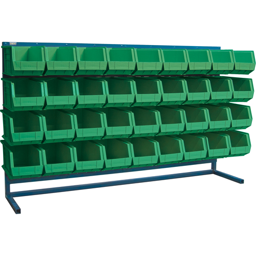 Rayonnage &agrave; persienne avec bacs, 36 bacs, 72" la x 15" p x 40" h CSL Industriel Inc.