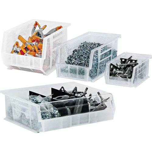 Bac transparent ultra empilable & suspendable, 16-1/2" la, 7" h x 14-3/4" p, Transparent CSL Industriel Inc.