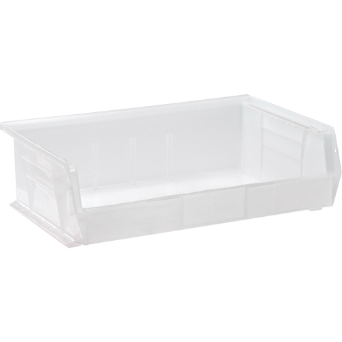Bac transparent ultra empilable & suspendable, 16-1/2" la, 5" h x 10-7/8" p, Transparent CSL Industriel Inc.
