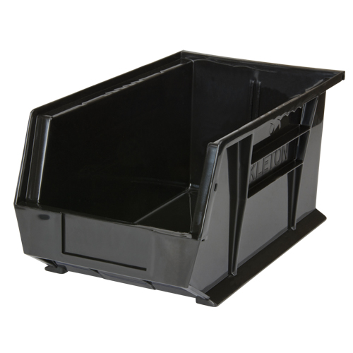 Bac empilable & &agrave; suspendre, 8-1/4" la, 7" h x 14-3/4" p, Noir CSL Industriel Inc.