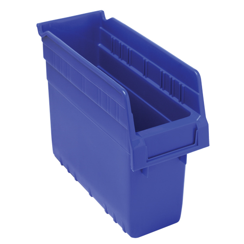 Bacs pour &eacute;tag&egrave;re Store-Max, 4-3/8" la x 8" H x 11-5/8" p, Bleu, Capacit&eacute; 44 lb CSL Industriel Inc.
