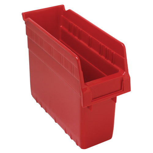 Bacs pour &eacute;tag&egrave;re Store-Max, 4-3/8" la x 8" H x 11-5/8" p, Rouge, Capacit&eacute; 44 lb CSL Industriel Inc.