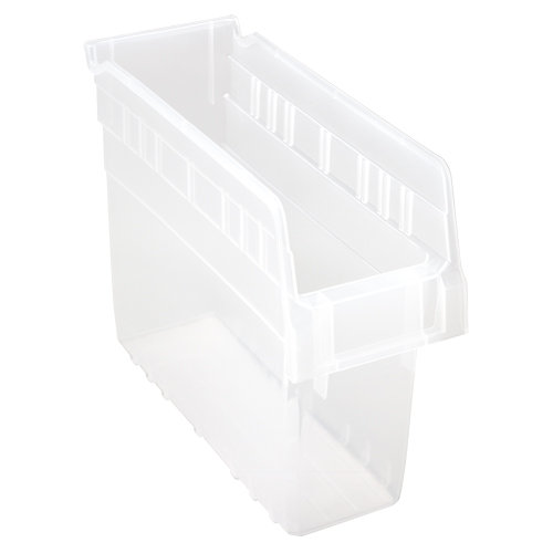 Store-Max Shelf Bins, 4-3/8" W x 8" H x 11-5/8" D, Clear, 44 lbs. Capacity CSL Industriel Inc.