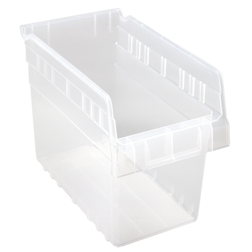Bacs pour &eacute;tag&egrave;re Store-Max, 6-5/8" la x 8" H x 11-5/8" p, Transparent, Capacit&eacute; 44 lb CSL Industriel Inc.