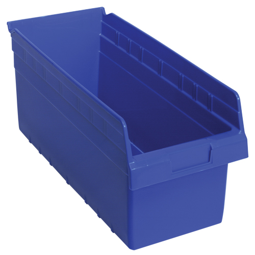 Bacs pour &eacute;tag&egrave;re Store-Max, 8-3/8" la x 8" H x 17-7/8" p, Bleu, Capacit&eacute; 56 lb CSL Industriel Inc.