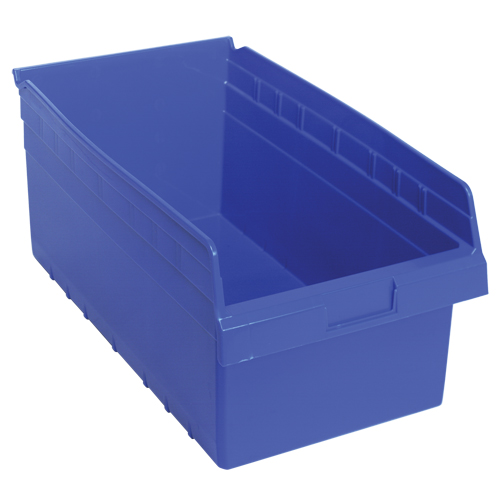 Bacs pour &eacute;tag&egrave;re Store-Max, 11-1/8" la x 8" H x 17-7/8" p, Bleu, Capacit&eacute; 56 lb CSL Industriel Inc.