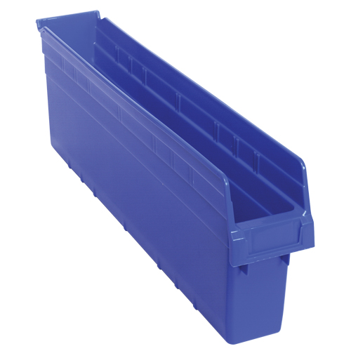 Bacs pour &eacute;tag&egrave;re Store-Max, 4-3/8" la x 8" H x 23-5/8" p, Bleu, Capacit&eacute; 68 lb CSL Industriel Inc.