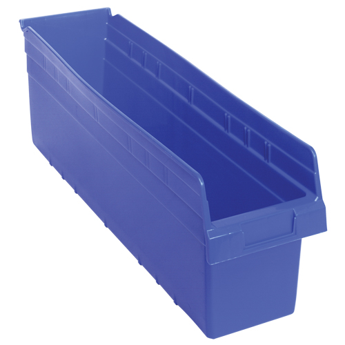 Bacs pour &eacute;tag&egrave;re Store-Max, 6-5/8" la x 8" H x 23-5/8" p, Bleu, Capacit&eacute; 68 lb CSL Industriel Inc.