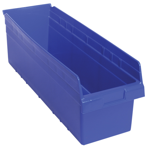 Bacs pour &eacute;tag&egrave;re Store-Max, 8-3/8" la x 8" H x 23-5/8" p, Bleu, Capacit&eacute; 68 lb CSL Industriel Inc.