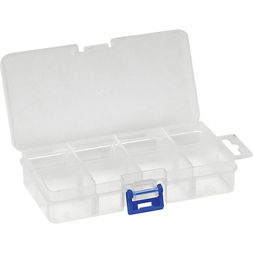 Plastic Compartment Box, 2.75" W x 5.5" D x 1.25" H, 8 Compartments CSL Industriel Inc.