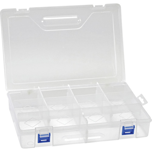Boîte &agrave; compartiments en plastique, 7,75" la x 11,75" p x 2,2" h, 10 compartiments CSL Industriel Inc.