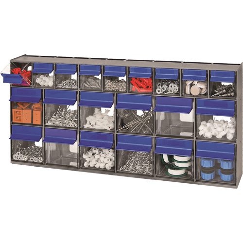 Compartiments pour bacs inclinables, 23-5/8" la x 3-5/8" p x 11-1/6" h, 21 tiroirs CSL Industriel Inc.