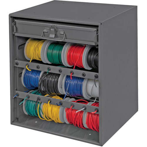 Armoire d'entreposage pour fil et borne, Acier, 1 tiroirs, 15-9/16" x 11-7/8" x 16-3/8", Gris CSL Industriel Inc.