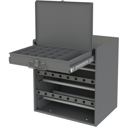 Armoire d'entreposage pour fil et borne, Acier, 1 tiroirs, 15-9/16" x 11-7/8" x 16-3/8", Gris CSL Industriel Inc.