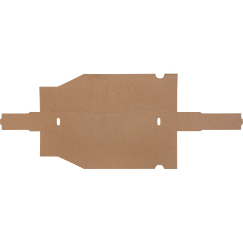 Boîtes profondes en carton ondul&eacute;, 1-15/16" la x 11-1/4" p x 4-1/2" h, Beige CSL Industriel Inc.