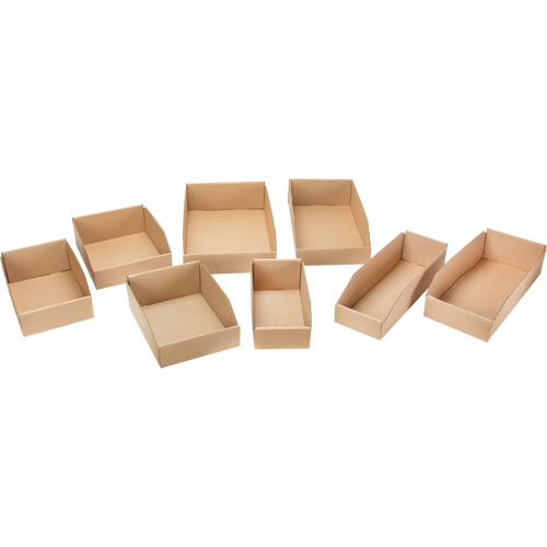 Boîtes profondes en carton ondul&eacute;, 5-3/4" la x 17-1/4" p x 4-1/2" h, Beige CSL Industriel Inc.