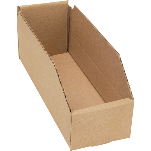 Boîtes profondes en carton ondul&eacute;, 3-3/4" la x 11-1/4" p x 4-1/2" h, Beige CSL Industriel Inc.