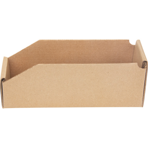 Boîtes profondes en carton ondul&eacute;, 3-3/4" la x 11-1/4" p x 4-1/2" h, Beige CSL Industriel Inc.