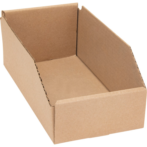 Boîtes profondes en carton ondul&eacute;, 5-3/4" la x 11-1/4" p x 4-1/2" h, Beige CSL Industriel Inc.