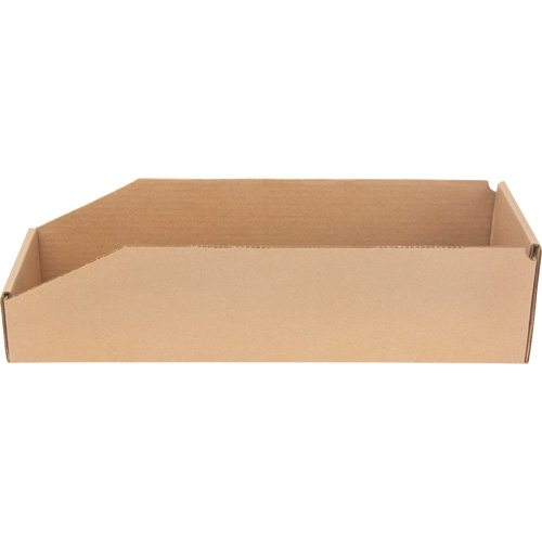Boîtes profondes en carton ondul&eacute;, 5-3/4" la x 17-1/4" p x 4-1/2" h, Beige CSL Industriel Inc.