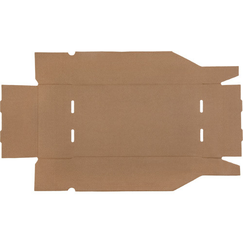 Boîtes profondes en carton ondul&eacute;, 9-3/4" la x 17-1/4" p x 4-1/2" h, Beige CSL Industriel Inc.