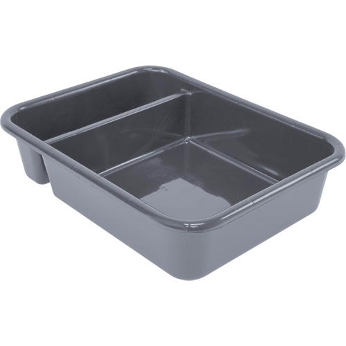 All-Purpose Compartmentalized Storage Tub, 5" H x 15" D x 20" L, Plastic, Grey CSL Industriel Inc.