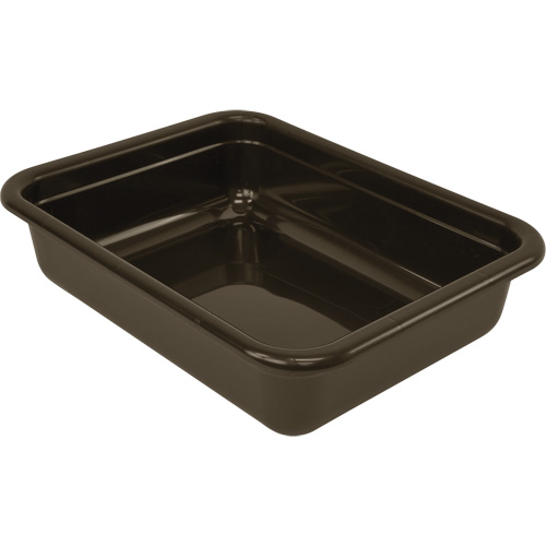 Bac d'entreposage tout usage &agrave; fond plat, 5" ha x 17" p x 22" lo, Plastique, Gris CSL Industriel Inc.