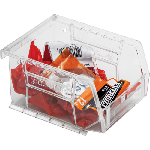 Crystal Clear Ultra Bins, 4-1/8" W x 3" H x 5-3/8" D, Clear CSL Industriel Inc.