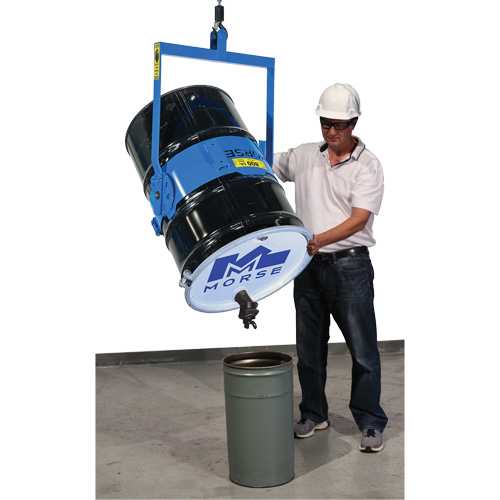 Ensemble de l&egrave;ve-baril manuel inclinable, Baril de 55 gal. US (45 gal. imp.), Capacit&eacute; 800 lb/363 kg CSL Industriel Inc.