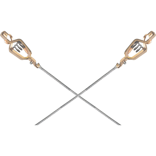 Light-Duty Bonding & Grounding Wire Assemblies - Two Alligator Clips CSL Industriel Inc.