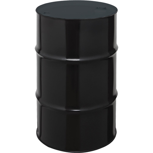 Barils en acier, 55 gal. US (45 gal. imp.), Non doubl&eacute;, Noir, Dessus ferm&eacute;, 1A1/X1.8/300, Calibre 20 CSL Industriel Inc.