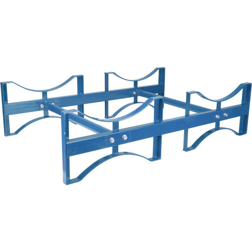 Porte-barils empilables, 2 barils, Capacit&eacute; de 1600 lb, 45-1/2" la x 30" p x 12-1/2" h CSL Industriel Inc.