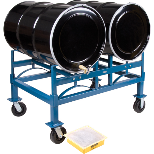 Porte-barils empilables, 2 barils, Capacit&eacute; de 1600 lb, 45-1/2" la x 30" p x 12-1/2" h CSL Industriel Inc.