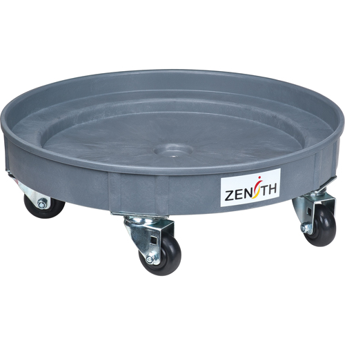 Socle roulant pour baril de confinement des fuites, 24,25" dia. X 7,625" h, Cap. de d&eacute;versement 1,5 gal. US CSL Industriel Inc.