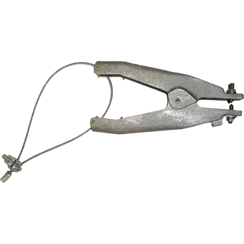 Prise de masse statique (s&eacute;rie GAT), Corps en Aluminium coul&eacute;, Pointe style cuvette en Acier inoxydable, 3 pointes Configuration, 1-1/4" Ouverture max. CSL Industriel Inc.