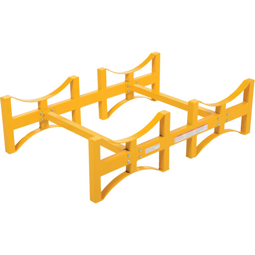 Steel Stackable Drum Rack, 2 Drums, 1600 lbs. Capacity, 45-1/2" W x 29-7/8" D x 12-3/4" H CSL Industriel Inc.