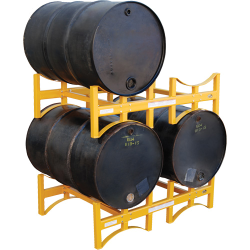 Steel Stackable Drum Rack, 2 Drums, 1600 lbs. Capacity, 45-1/2" W x 29-7/8" D x 12-3/4" H CSL Industriel Inc.