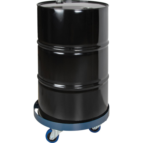 Drum Dolly, Steel, 1400 lbs. Capacity, 24" Diameter, Blue Elastic Casters CSL Industriel Inc.