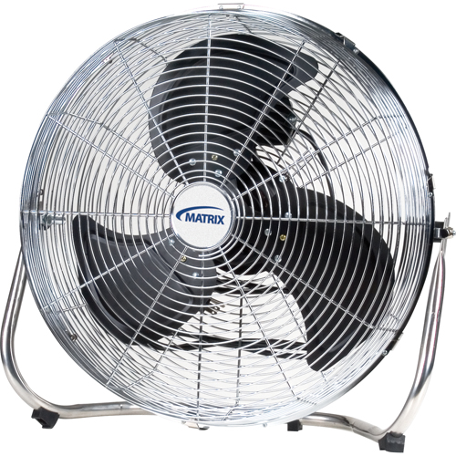 High-Velocity Floor Fan, Commercial, 3 Speed, 18" Diameter CSL Industriel Inc.