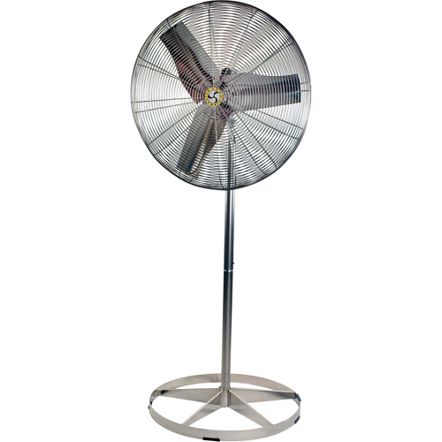 Stainless Steel Food Service Washdown Air Circulating Fans, Industrial, 1 Speed, 20" Diameter CSL Industriel Inc.