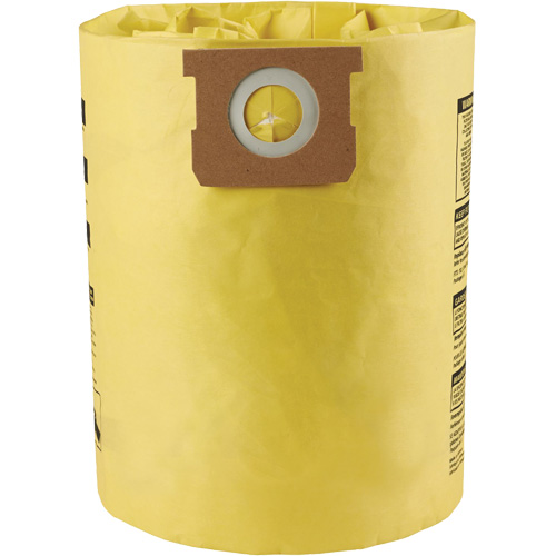 Sacs filtrants pour d&eacute;bris secs jetables &agrave; haute efficacit&eacute; de type I, 10 - 14 gal. US CSL Industriel Inc.