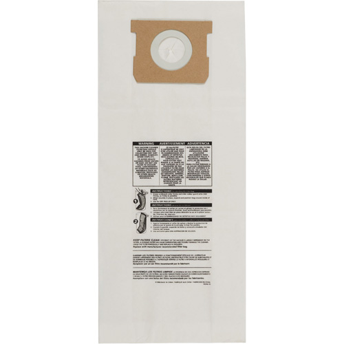 Sacs en papier de type O pour aspirateur mural/Bulldog, 5 gal. US CSL Industriel Inc.