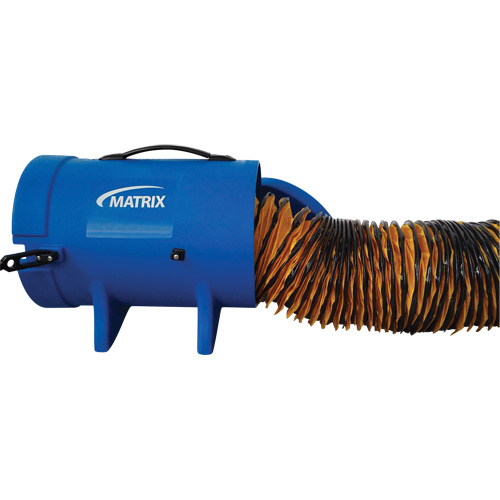 Souffleur &agrave; air 8" avec conduit de 25' et contenant, 1/4 CV, 816 pi³/min CSL Industriel Inc.